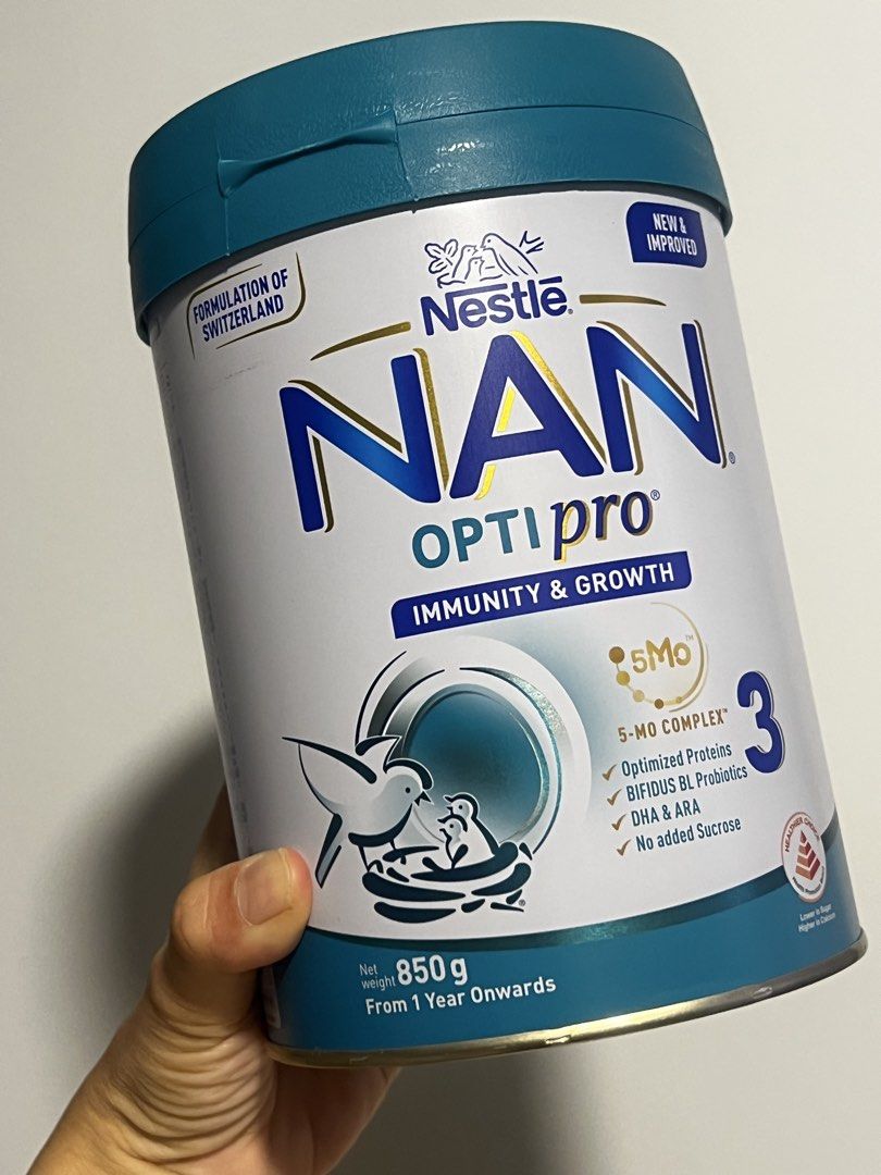 Nestle NAN OPTIpro 3 Formula 850g and 400g, Babies & Kids, Nursing ...