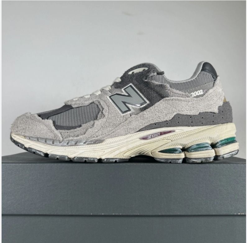 New Balance 2002R Protection Pack Rain Cloud (Category: Sneakers) located in Manila. Submitted by itsmythriftwrld (Listing ID 1470168164, Image 3). Description: - Model: New Balance 2002R Rain Cloud (Protection Pack) - Design: Signature jagged, distressed suede overlays with mesh underlays - Comfort: ABZORB midsole and N-ergy cushioning for all-day wear - Inclusions: Comes in original box - Condition: Great streetwear staple, ready to ship 5000 p
