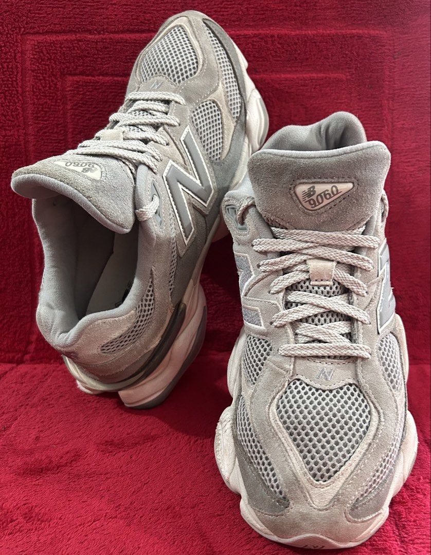 New Balance 9060 “Slate Grey / Raincloud” sneakers (Category: Casual Shoes) located in Pasig City. Submitted by califinestcollectibles (Listing ID 1470212799, Image 3). Description: New Balance 9060 “Slate Grey / Raincloud” sneakers S#0045 US: 10 men / 11.5 women UK: 9.5 EUR: 44 CM: 28 W/ issue ( scratch ) • Actual and detailed photos are already posted—kindly check all photos. • When-worn photos are not provided due to sanitary reasons. • All it