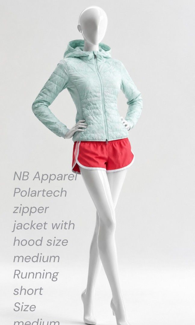New Balance active wear size medium (Category: Activewear) located in Quezon City. Submitted by selectorsthrift (Listing ID 1470211853, Image 1). Description: new balance active padded jacket 550 only new balance active shorts 300 only all in excellent condition.