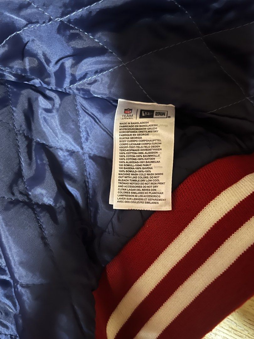 New Era Modern LA Lakers Letterman Jacket (Category: Coats, Jackets and Outerwear) located in Manila. Submitted by willllll.owl (Listing ID 1470206519, Image 3). Description: For sale Di ko pa nagagamit Naka stock lang sa bahay Negotiable get you na.