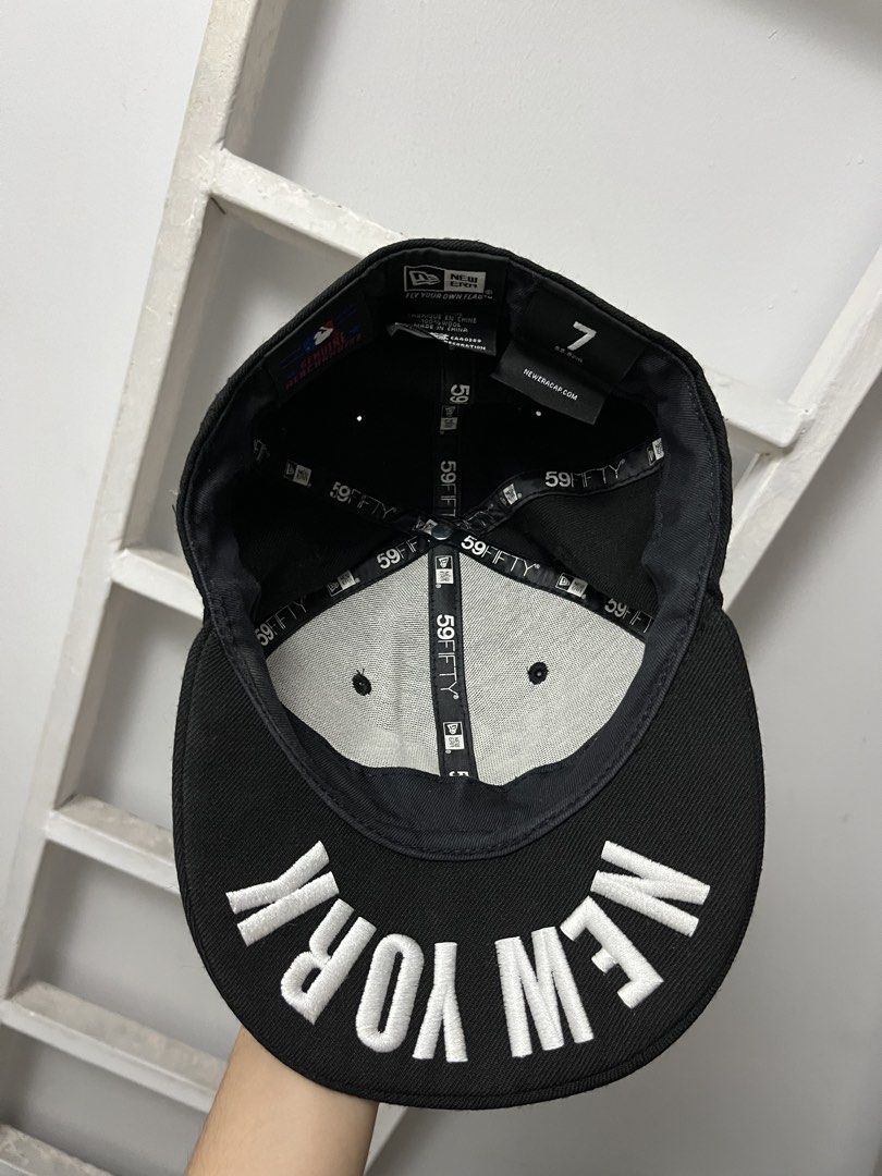 new era yankees fitted cap in black (authentic) (Category: Caps & Hats) located in Caloocan City. Submitted by declutterbyheart (Listing ID 1470201741, Image 3). Description: rfs: need funds asap - bought from japan - authentic - have only been used once or twice - gcash or bank transfer only.