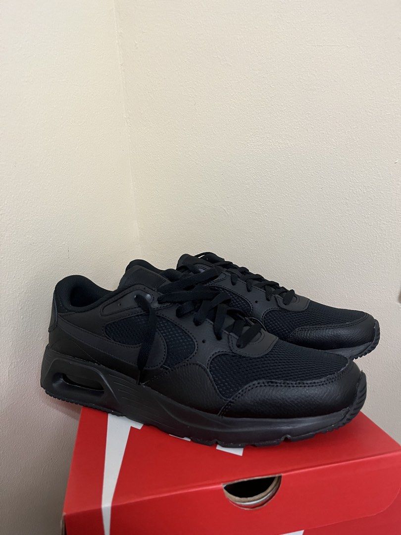 Nike Air Max Excee Triple Black Size US 11.5 (Category: Sneakers) located in Manila. Submitted by ayla24 (Listing ID 1470294394, Image 3). Description: - Brand: Nike Air Max Excee - Colorway: All Black - Size: US 11.5 / UK 10.5 / EUR 45.5 - Condition: Brand new, unworn, fresh out of the box - Inclusions: Original tag and box intact - Materials: Mesh and leather upper with visible Air unit in the heel - Status: Clean pair, ready to wear.