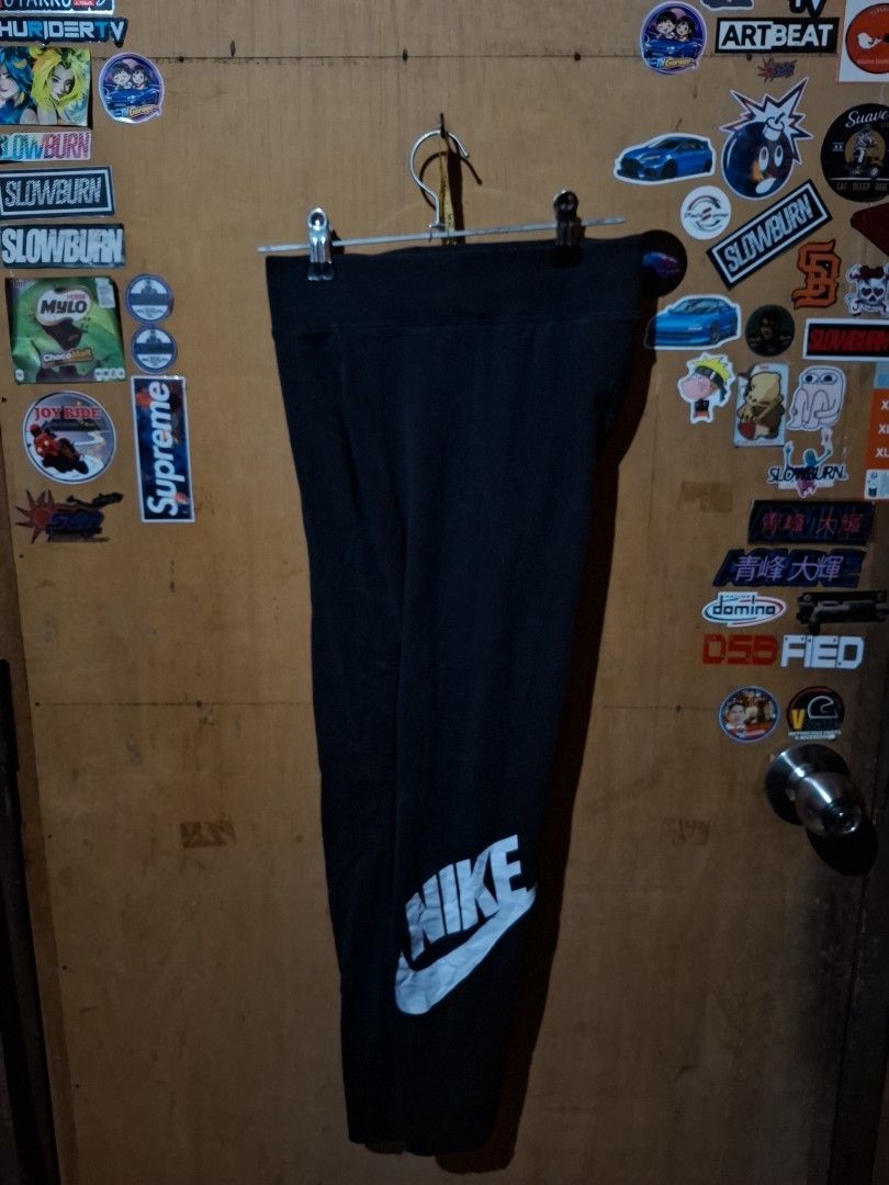 Nike Black Sweatpants Size XS (Category: Other Bottoms) located in Victorias. Submitted by doc_keith (Listing ID 1470298539, Image 1). Description: Brand: Nike Color: Black Size: XS (11x31.5) strechable - Material: Comfortable cotton and polyester blend - Design: Big white Nike logo printed down the leg - Features: Elastic waistband with inner branding Origin: Made in Sri Lanka Condition: Great for working out or casual daily wear 400 shipped Neg