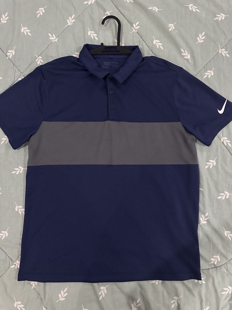 Nike Golf Polo Shirt (Category: Activewear) located in Angeles City. Submitted by jules_aa (Listing ID 1470197663, Image 1). Description: Dryfit Material Excellent Condition No issues Dimes: 23 x 28.