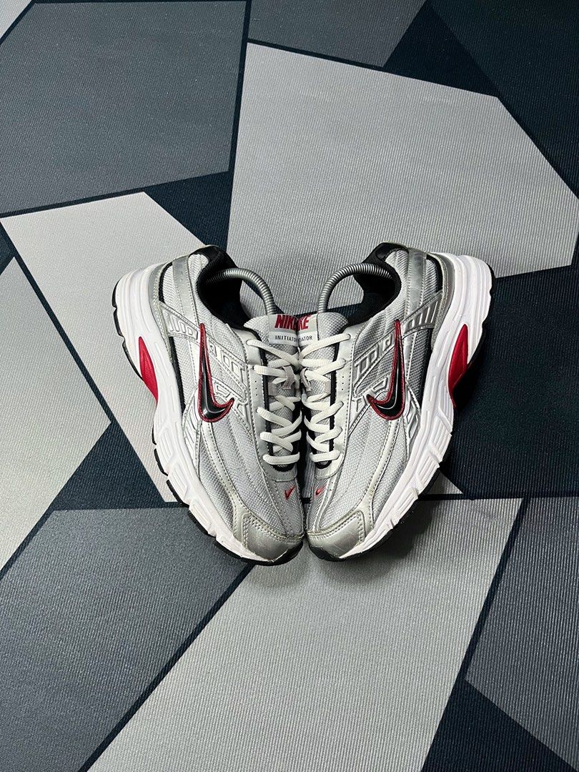 Nike Initiator Metallic Silver Red (Category: Casual Shoes) located in Butuan. Submitted by jacobfrost (Listing ID 1470283404, Image 2). Description: 9 us mens 42.5 eur 27 cm Excellent condition sockliner tear issue only Authentic ₱1500 Shipping nationwide.