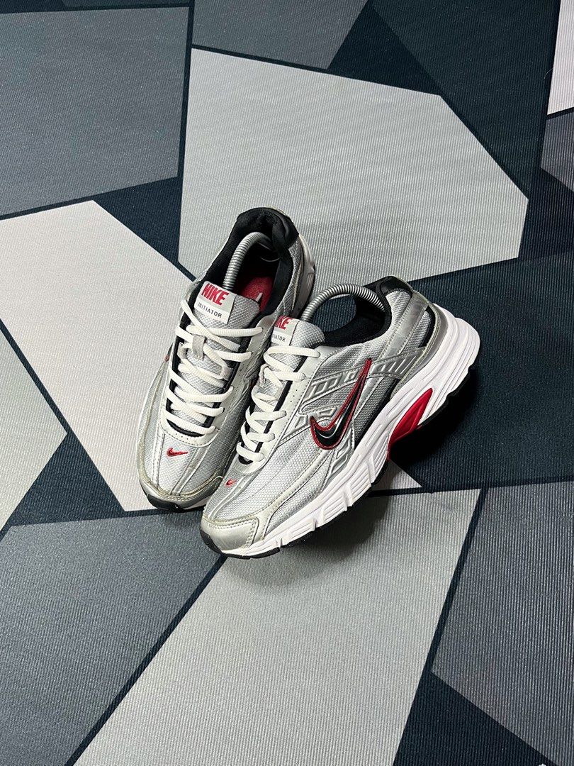 Nike Initiator Metallic Silver Red (Category: Casual Shoes) located in Butuan. Submitted by jacobfrost (Listing ID 1470283404, Image 3). Description: 9 us mens 42.5 eur 27 cm Excellent condition sockliner tear issue only Authentic ₱1500 Shipping nationwide.