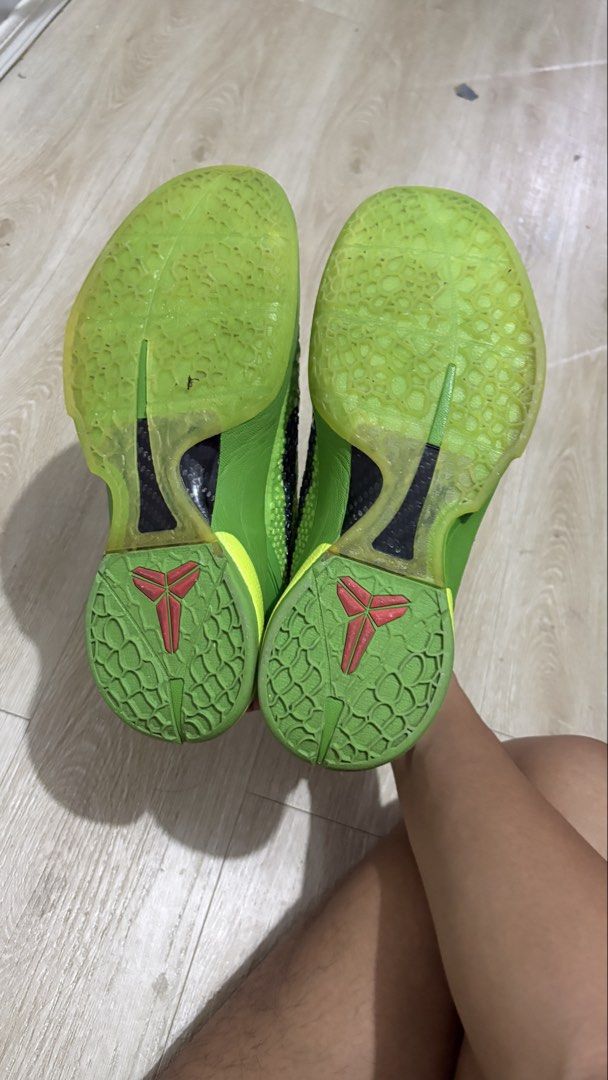 Nike Kobe 6 Protro Grinch (Category: Sneakers) located in Bacoor. Submitted by shoesforsale.com (Listing ID 1470319410, Image 3). Description: Gk2.0 Size8.5us With box and extra laces.
