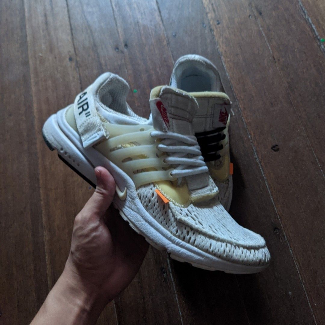 Nike Off-white (Category: Sneakers) located in Dasmarinas. Submitted by _thrift.lang_ (Listing ID 1470305992, Image 3). Description: Off-white Presto Size 42 850 Dasmariñas Cavite Delivery or Meet up.