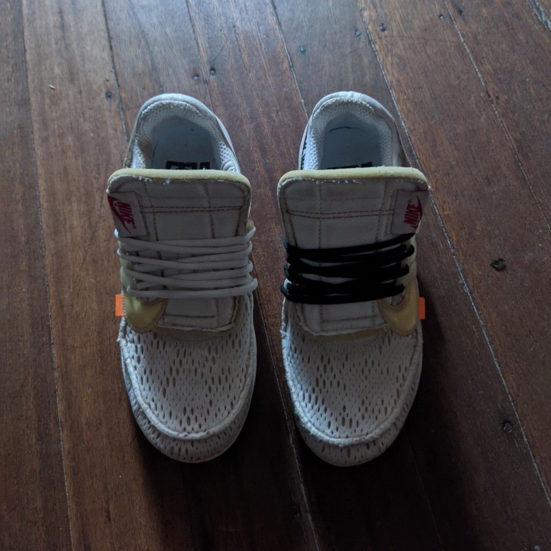 Nike Off-white (Category: Sneakers) located in Dasmarinas. Submitted by _thrift.lang_ (Listing ID 1470305992, Image 2). Description: Off-white Presto Size 42 850 Dasmariñas Cavite Delivery or Meet up.