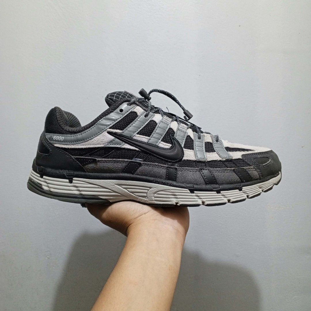 Nike P-6000 Grey Black (Category: Sneakers) located in Iligan City. Submitted by uishoe (Listing ID 1470257313, Image 1). Description: Excellent condition Minimal signs of usage, minimal heel drags Size 44 EUR 10 US.