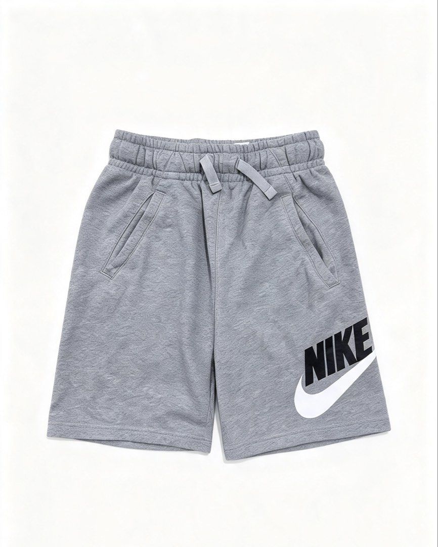 Nike Shorts Bundle Grey and Black Sweatshorts (Category: Shorts) located in Caloocan City. Submitted by jerichotad22965 (Listing ID 1470196657, Image 2). Description: - Bundle includes 2 pairs of Nike sweatshorts (Grey and Black) - Made with super soft, breathable cotton blend fabric - Features a comfortable elastic waistband with adjustable drawstrings - Convenient deep side pockets for your essentials - Styled with a large Nike swoosh and logo 