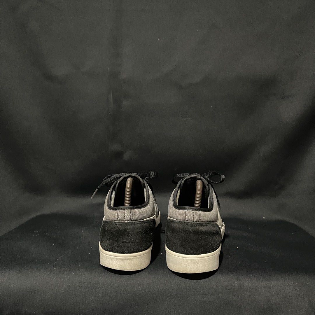 Nike Toki Low Textile Black White Anthracite Size US 8.5 (Category: Sneakers) located in Bulacan. Submitted by ogieeee (Listing ID 1470238840, Image 3). Description: - Brand: Nike - Model: Toki Low Textile - Colorway: Black, White, and Anthracite - Size: US 8.5 / EUR 42 / CM 26.5 - Material: Suede and canvas upper with stylish striped inner lining - Sole: Textured rubber outsole with waffle traction pattern and plenty of tread left - Condition: G