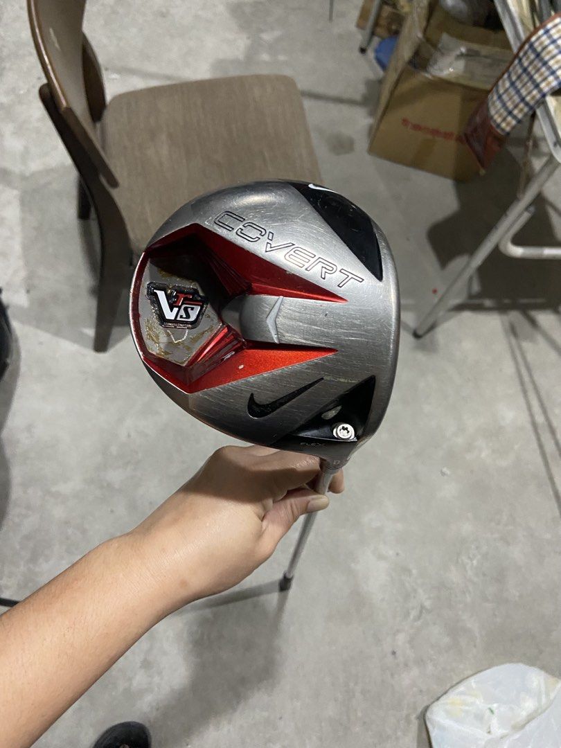 Nike VR_S Covert Driver, flex S (Category: Golf) located in San Pedro. Submitted by trisheljas_japansurplus (Listing ID 1470220487, Image 1). Description: 📍For Sale📍 Nike VR_S Covert Driver, Flex S Right handed Nike Golf’s first cavity-back adjustable driver. Graphite shaft 📌MISSING cosmetic badge/plate insert from the inner cavity back on the sole.📌 Location📍Filinvest Homesite brgy bagong silang san pedro laguna .