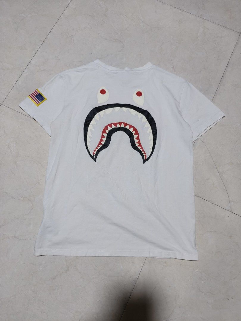 Nike x A Bathing Ape Dri-Fit shirt (Category: Tshirts & Polo Shirts ) located in Mandaue City. Submitted by back2street- (Listing ID 1470316736, Image 2). Description: -Authentic -Stretchable cotton -Need wash stains -Minor hairlines.