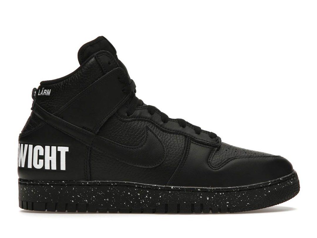 Nike x Undercover Dunk High 1985 (Category: Sneakers) located in Pasig City. Submitted by nameloss (Listing ID 1470220058, Image 1). Description: “Chaos” pack Black, white speckled sole US 11, FITS US 10 Purchased in Japan No more box 9/10 condition Would keep, but need an 11.5 PM with any questions, thanks.
