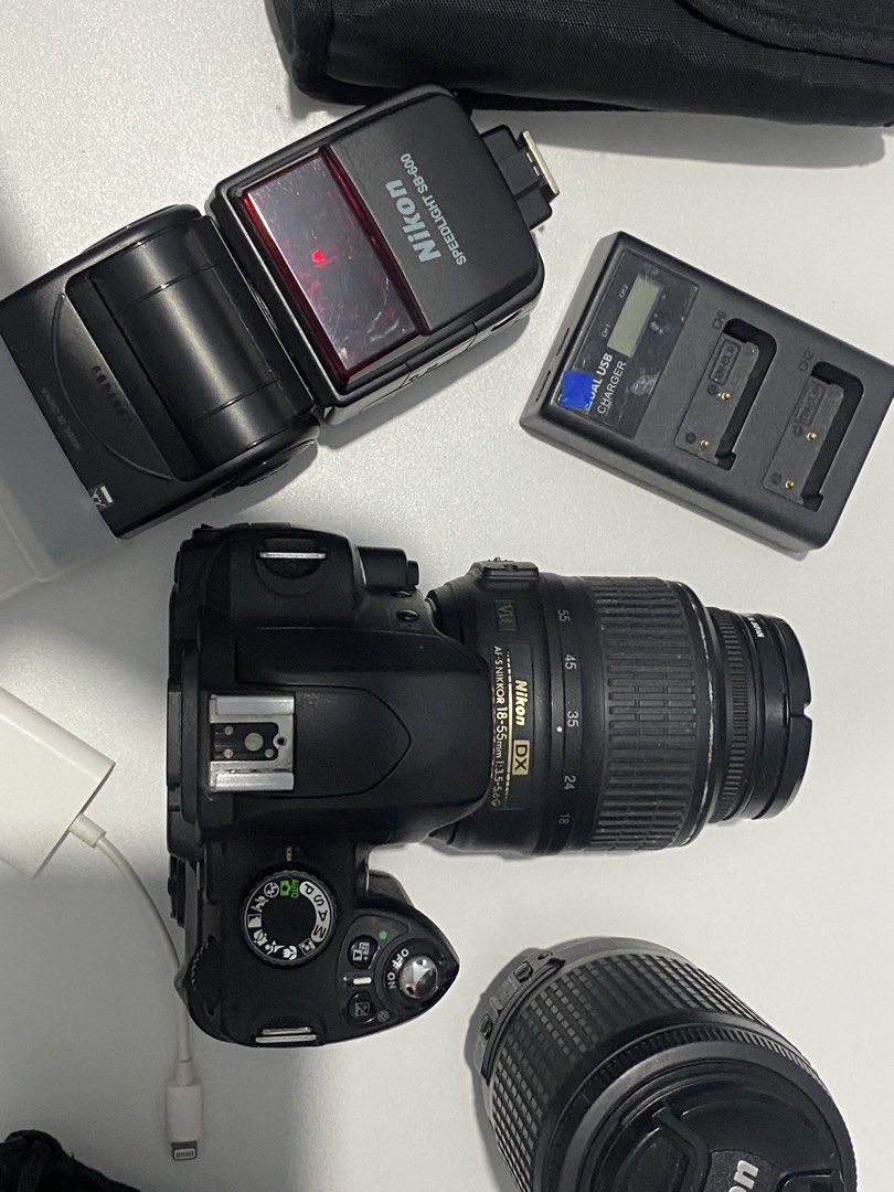 Nikon D60 (Category: Cameras) located in Manila. Submitted by venicezam20 (Listing ID 1470251359, Image 1). Description: 📸 Nikon D60 DSLR Camera Bundle for Sale! Price: ₱8,000 ​Condition / Issues: Minor dents only, everything is working great! Perfect starter kit for aspiring photographers. ​📦 Complete Inclusions: ​Nikon D60 Camera Body ​2 Lenses Speedlight ​Memory Card ​iPhone Card Reader/Converter (transfer photos straight to your phone!) ​Ca
