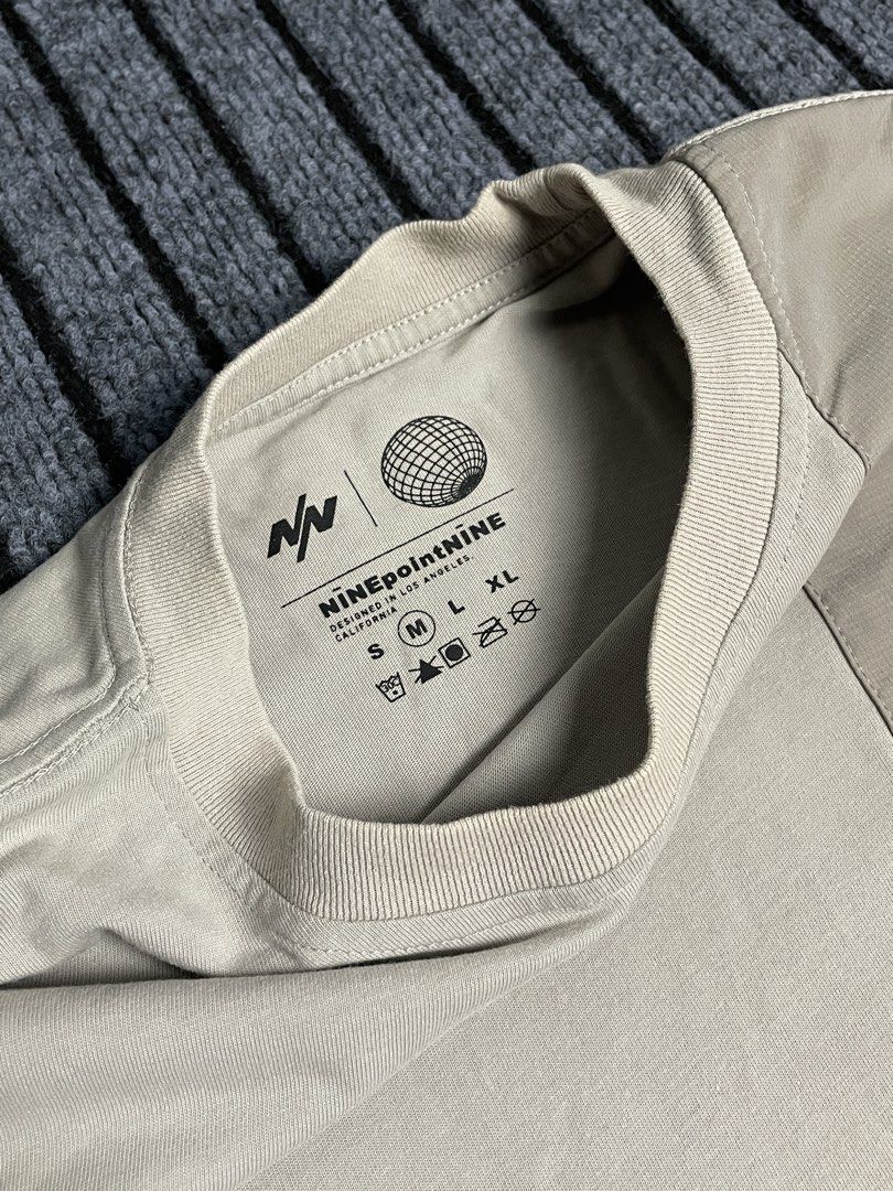 Nine Point Nine - Trek Tee (Category: Activewear) located in Puerto Princesa. Submitted by palawan.swagdealer (Listing ID 1470321504, Image 3). Description: All details are provided Kindly check each photo Flaw on the design, have an unnoticable stain In very good condition.
