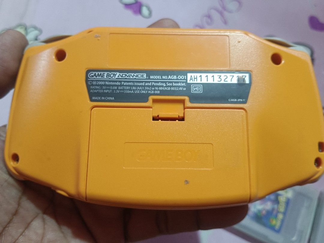 Nintendo Gameboy advance (Category: Nintendo) located in Pasig City. Submitted by rednaxela_rich (Listing ID 1470215226, Image 3). Description: Nintendo Gameboy advance GBa console agb-001 as is wysiwyg.