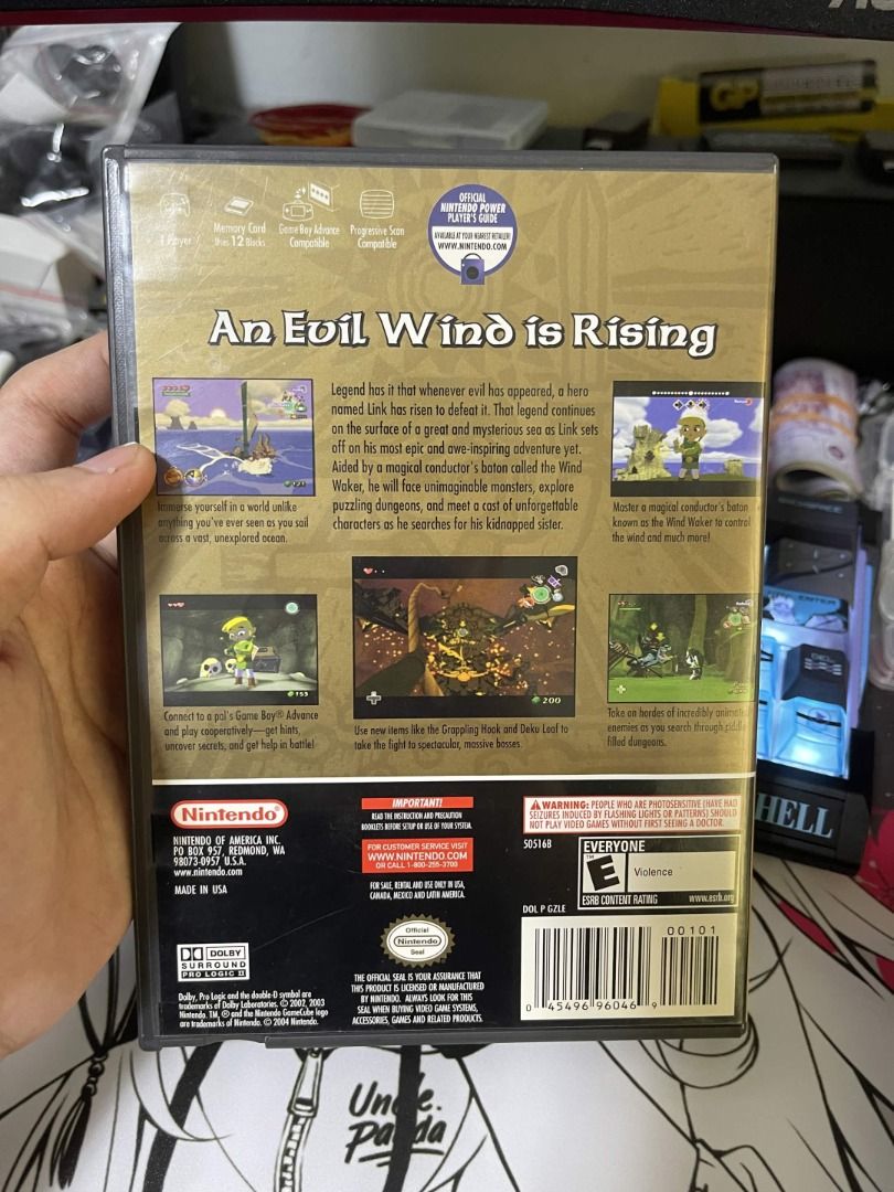 Nintendo Gamecube Zelda Wind Waker Player's Choice, Video Gaming, Video ...
