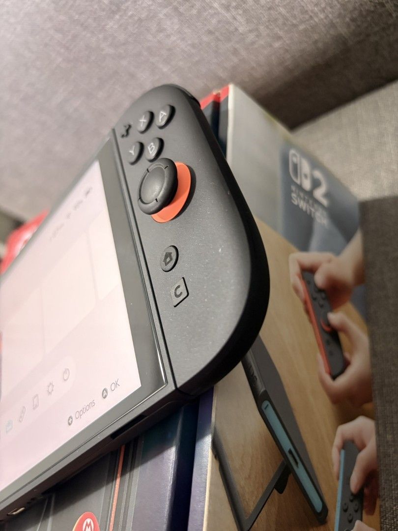 Nintendo Switch 2 Complete with Box and Games (Category: Nintendo) located in Caloocan City. Submitted by maecruz15 (Listing ID 1470198055, Image 3). Description: Nintendo Switch 2 Complete with Box and Games 27,500 Package : Nintendo Switch 2 Joycon left Joycon right Dock Box Grip Strap Hdmi Charger Inclusion: ✔️NBA2K25 ✔️JSAUX TEMPERED GLASS (EXTRA) North Caloocan ‼️ Smfairview Other Location pwede pag usapan 🫰.