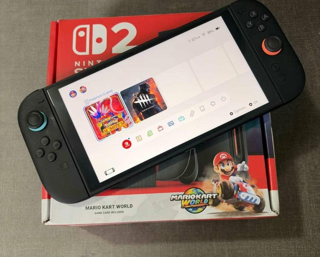 Nintendo Switch 2 Complete with Box and Games (Category: Nintendo) located in Caloocan City. Submitted by maecruz15 (Listing ID 1470198055, Image 1). Description: Nintendo Switch 2 Complete with Box and Games 27,500 Package : Nintendo Switch 2 Joycon left Joycon right Dock Box Grip Strap Hdmi Charger Inclusion: ✔️NBA2K25 ✔️JSAUX TEMPERED GLASS (EXTRA) North Caloocan ‼️ Smfairview Other Location pwede pag usapan 🫰.