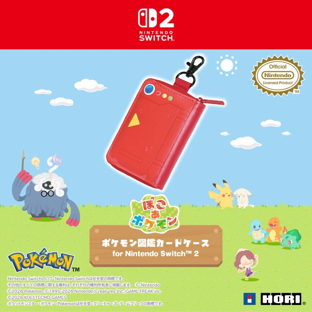 [Nintendo Switch 2] HORI Pokédex Game Card Pouch (Pokémon Pokopia ...