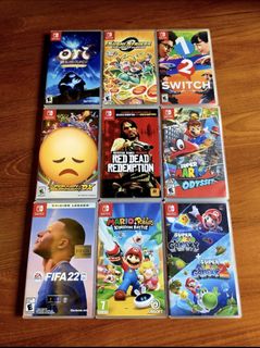 Nintendo Switch Games - Super Mario Pokemon Pikmin Splatoon Gundam ...