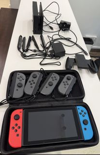 Nintendo Switch Console with Dock and Case, Video Gaming, Video Game ...