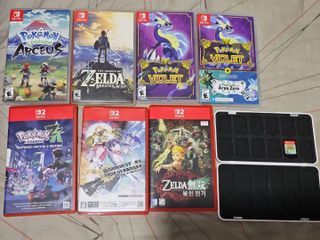 Nintendo Switch Pokémon Shield and Pokémon Scarlet Games, Video Gaming ...
