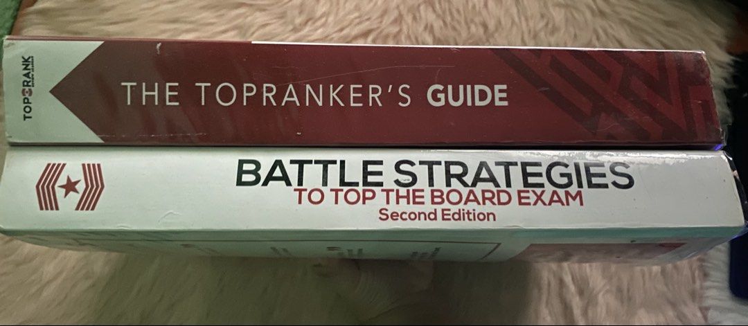 Nursing books (Category: Textbooks) located in Manila. Submitted by averylkeith (Listing ID 1470146007, Image 2). Description: SELLING MY PRE-LOVED NURSING BOOKS 📍GET-ALL FOR ₱500.00 📌Toprank Battle Strategies 📌Toprankanker’s Guide p.s: - Has readable text - complete pages - slightly used with highlights .