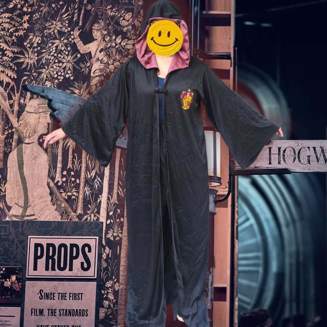 OFFICIAL RUBIE'S HARRY POTTER GRYFFINDOR ROBE (Category: Character Goods) located in Baguio. Submitted by taraki_finds (Listing ID 1470206978, Image 1). Description: 🪄 OFFICIAL RUBIE'S HARRY POTTER GRYFFINDOR ROBE 🪄 🧙🏻 Size : Small - Large Adults 🧙🏻 Selling for 850 Pesos Only 🧙🏻 Condition: No stains, rips, or missing parts. Just has storage wrinkles and needs a quick wash/iron or steam 🧙🏻 Perfect for Harry Potter fans, Potterheads, and 