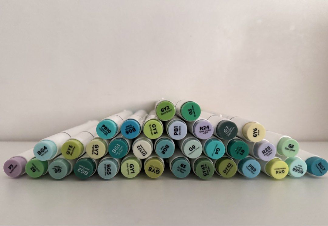 OHUHU Alcohol Markers 120 pcs (Category: Stationery & School Supplies) located in Santa Rosa. Submitted by stephensk (Listing ID 1470217581, Image 2). Description: all working well except for the browns and grays :) originally bought for 4.7k.