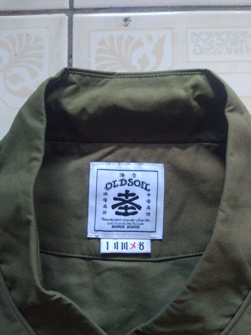 Old Soul OD Mandarin Jacket XL (Category: Coats, Jackets and Outerwear) located in Pasay City. Submitted by denimdude.ph (Listing ID 1470261230, Image 3). Description: fits XL.