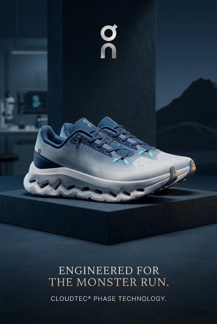 On Cloudtilt in the Ivory / Tempest (Category: Sneakers) located in Batangas. Submitted by ravitkicks (Listing ID 1470214428, Image 2). Description: - Model: Running shoes with Swiss-engineered CloudTec Phase technology - Colorway: White and navy gradient with stylish turquoise lace hardware accents - Comfort: Engineered mesh upper for a lightweight build and responsive cushioning underfoot - Performance: Designed for soft landings and smooth tra