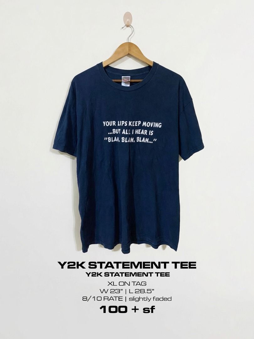 ON SALE! Y2K Statement Tee (Category: Tshirts & Polo Shirts ) located in Cadiz. Submitted by davidspothead (Listing ID 1470173598, Image 1). Description: .