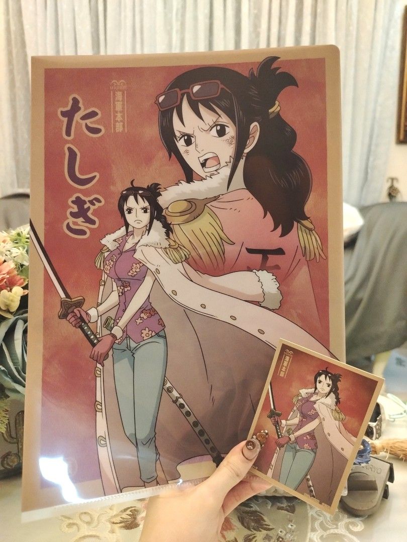 One Piece Tashigi Clear File Folder × Sticker Set (Category: Other Stationery & Craft) located in San Fernando. Submitted by jpmarketplace2023 (Listing ID 1470190299, Image 1). Description: 💚 All items are authentic from Japan. 💛 MOP: GCash (❌️ GCash Protect) 🩵 MOD: LBC only (❌️ S. Checkout, COD, COP) 💙 Meet-up: Vista Mall, San Fernando, Pampanga 💜 All items are on-hand. 🧡 First to pay gets the item first. ❤️ Breakable items are packed with