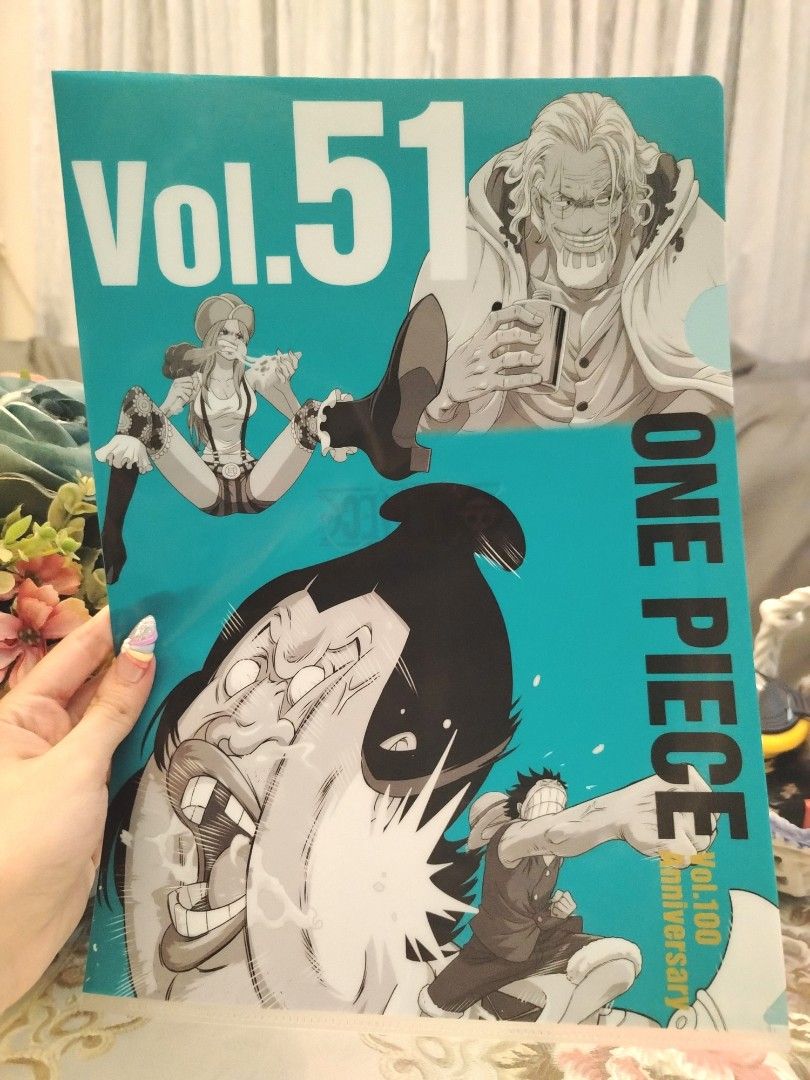 One Piece Vol. 51 × Vol. 52 Clear File Folder Set (Category: Other Stationery & Craft) located in San Fernando. Submitted by jpmarketplace2023 (Listing ID 1470193949, Image 2). Description: 💚 All items are authentic from Japan. 💛 MOP: GCash (❌️ GCash Protect) 🩵 MOD: LBC only (❌️ S. Checkout, COD, COP) 💙 Meet-up: Vista Mall, San Fernando, Pampanga 💜 All items are on-hand. 🧡 First to pay gets the item first. ❤️ Breakable items are packed with