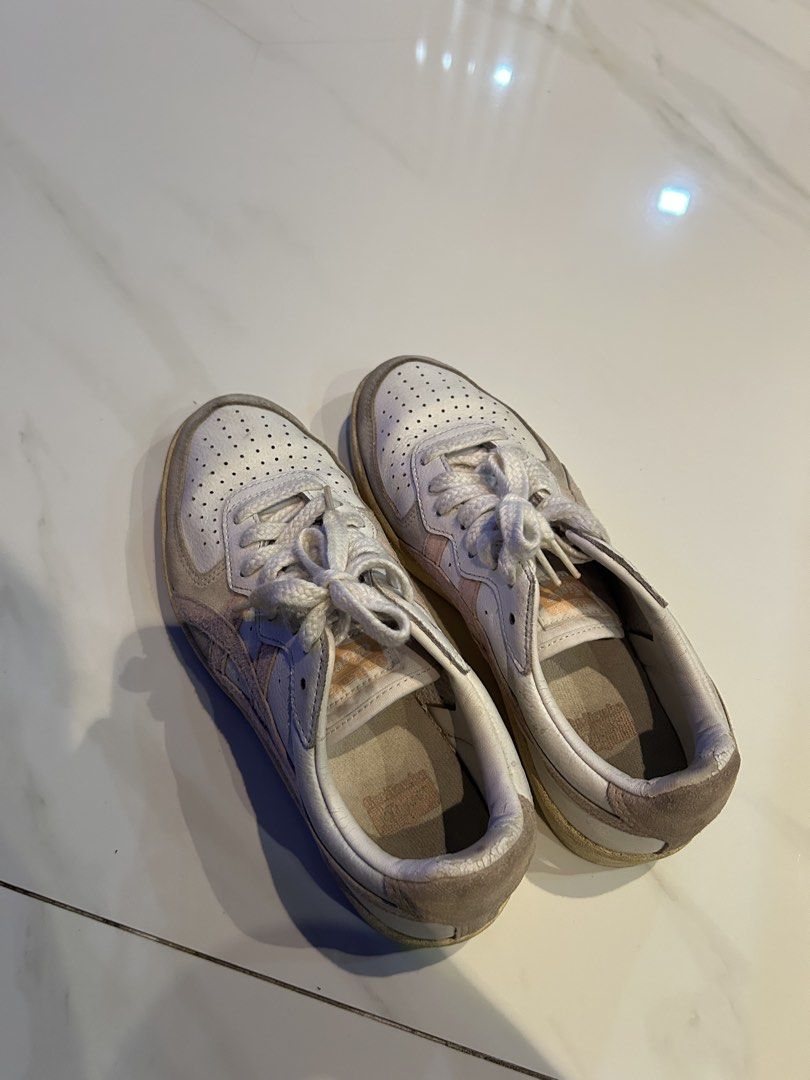Onitsuka Tiger GSM white pink gray (Category: Sneakers) located in Caloocan City. Submitted by shopsnapkookie (Listing ID 1470298724, Image 2). Description: Size US 7.