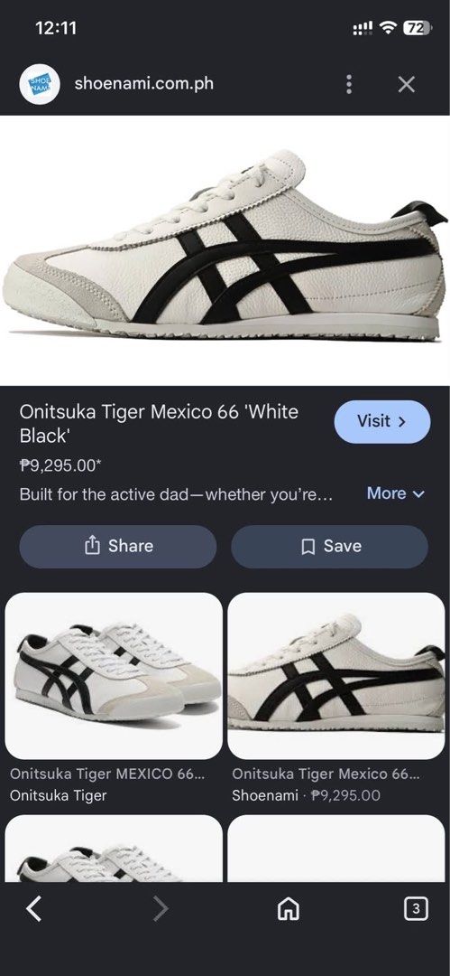 Onitsuka Tiger Mexico 66 White Black (Category: Sneakers) located in Quezon City. Submitted by youngtiger.6616e6 (Listing ID 1470142351, Image 3). Description: ONITSUKA TIGER MEXICO 66’ 🤍🖤 White / Black ୨ৎ Size: US 6 / EU 36 ୨ৎ Condition: Used only 3 times ୨ৎ Original box: Included ୨ৎ Reason for selling: Impulse purchase Original Price: ₱9,200 Selling Price: ₱5,500 📍 Location: Pasig City DM for inquiries!.