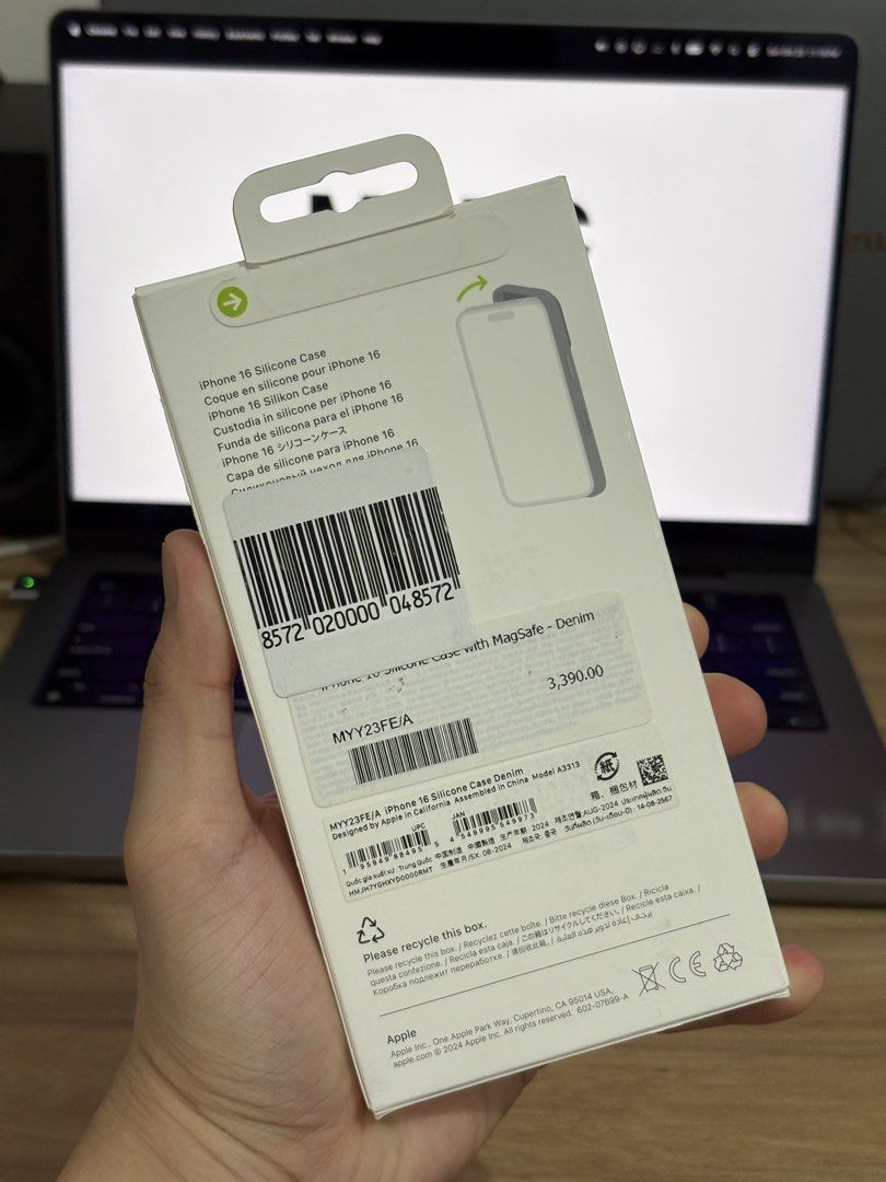 Original Apple Silicone Case for iPhone 16 (Category: Cases & Sleeves) located in Manila. Submitted by marc_authentic (Listing ID 1470309706, Image 2). Description: For sale. Brand new! Original Apple Silicone case for iPhone 16 RFS: I’m already using a silicone case from Apple. Hindi ko ‘to magagamit. Need to sell now. Meet up: SM Fairview / Fairview Terraces Pwede rin Lalamove or Grab delivery.