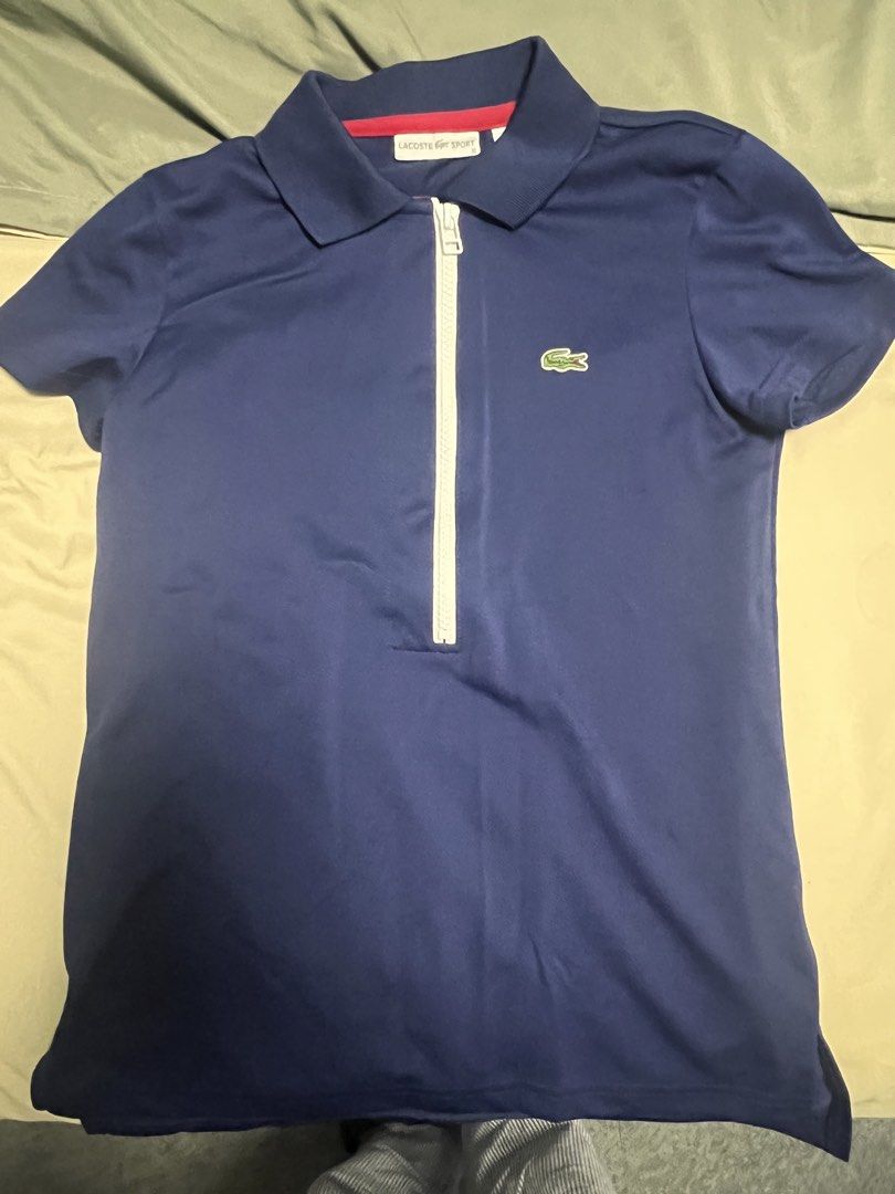 ORIGINAL LACOSTE SPORT POLO (Category: Shirts) located in Manila. Submitted by mahaechn (Listing ID 1470312856, Image 1). Description: PRELOVED ORIGINAL LACOSTE SPORT POLO 🐊 * Authentic Lacoste Sport * From personal collection * Size: Small * Condition: Never been worn * No issues or damages * RFS: Decluttering * Please manage your expectations since this is a preloved item 📍 Location: General Trias, Cavite or near Adamson University, Manila 💸