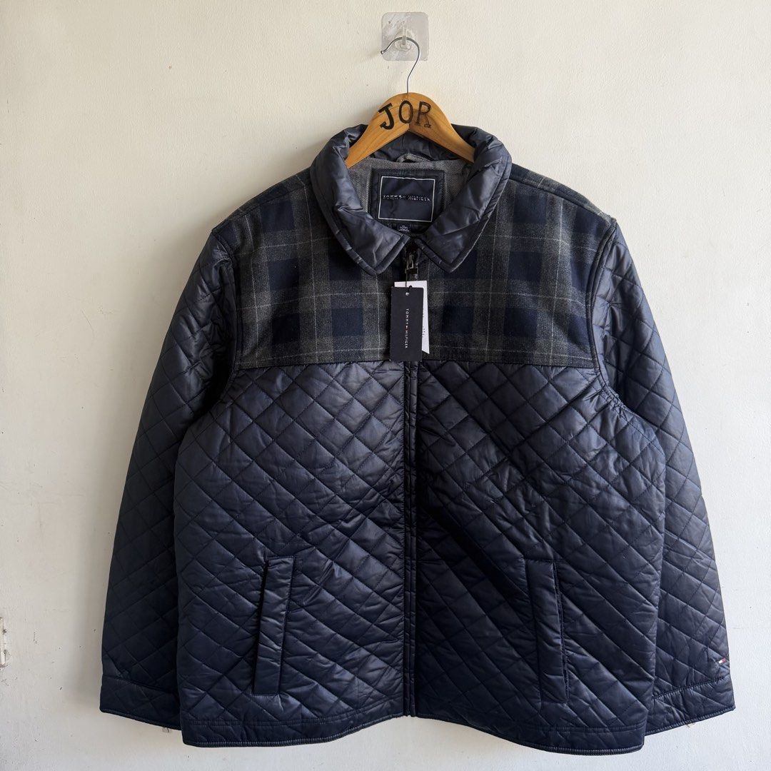 Original Tommy Hilfiger Quilted Jacket (Category: Coats, Jackets and Outerwear) located in San Fernando. Submitted by jorjorr (Listing ID 1470328034, Image 1). Description: Original T*mmy Hilfiger Quilted Jacket Brand new w/ hangtag XL on tag 25 width 30 length No issue P2,599.