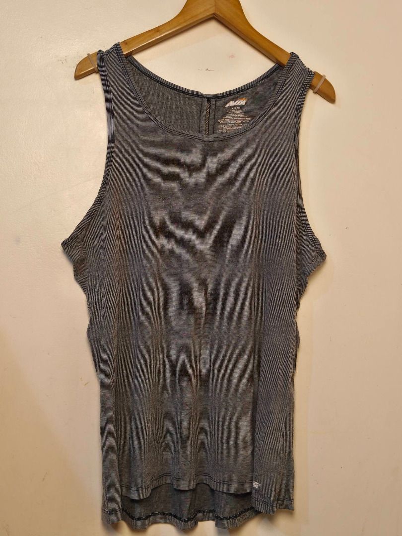 ORIGINAL VIA Micro-Stripe Activewear Tank Top (Medium) Mesh-Back (Category: Activewear) located in Morong. Submitted by katiesmodernthrift (Listing ID 1470214986, Image 3). Description: AVIA Micro-Stripe Activewear Tank Top (Medium) Mesh-Back Description: Authentic AVIA women's performance tank top in a timeless gray/black micro-stripe pattern! 🖤 ✨ Features: • Brand: Authentic AVIA (Style: AVL18080) • Size: Medium (Fits local M-L comfortably, re