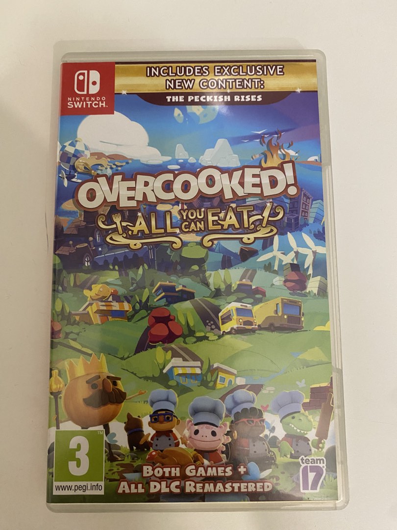 Overcooked! All You Can Eat Nintendo Switch Game, Video Gaming, Video ...