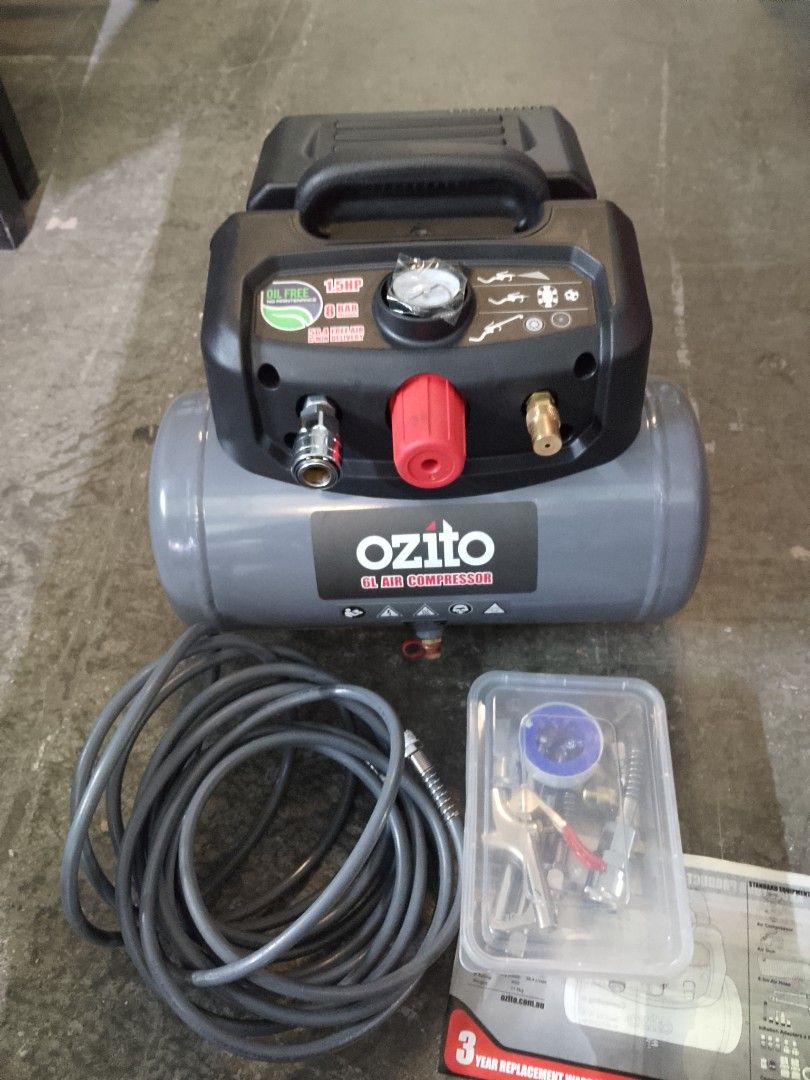 Ozito air compressor (Category: Everything Else Others) located in Manila. Submitted by kamanowkhmr (Listing ID 1470156318, Image 2). Description: .