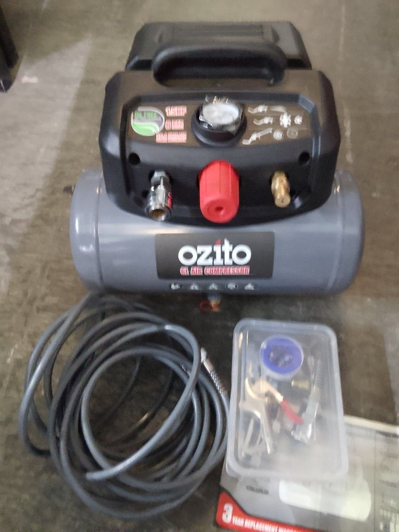 Ozito air compressor (Category: Everything Else Others) located in Manila. Submitted by kamanowkhmr (Listing ID 1470156318, Image 1). Description: .