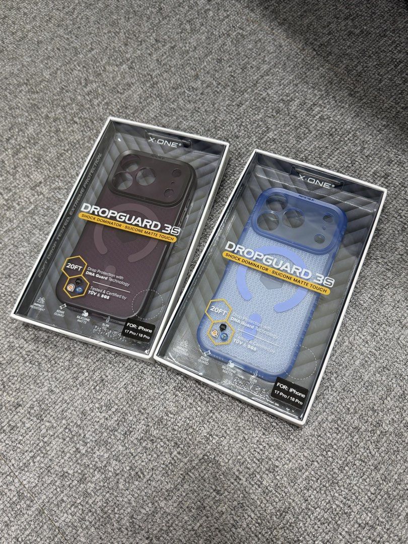 package deal only x.one magsafe case iphone 17/18 pro (Category: Cases & Sleeves) located in Valencia. Submitted by pawprint22 (Listing ID 1470197191, Image 1). Description: FOR SALE! package deal only! iphone 17/18 pro all yours for only 2,200 free shipping - x.one (maroon) used once - x.one (blue) used once.