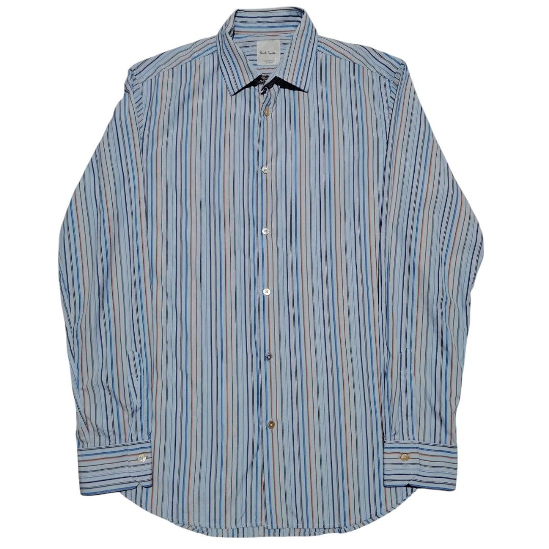PAUL SMITH STRIPED LONGSLEEVES SHIRT (Category: Tshirts & Polo Shirts ) located in Dinalupihan. Submitted by jkthriftstore (Listing ID 1470218612, Image 1). Description: Price 1200🏷️ Dimes Length: 31" Width : 22" Shoulder : 18.5" Sleeves : 26" 📌Color may vary due to lighting 📌PM for more Details 📌 Payment through Gcash 📌 Courier : J&T🚛.