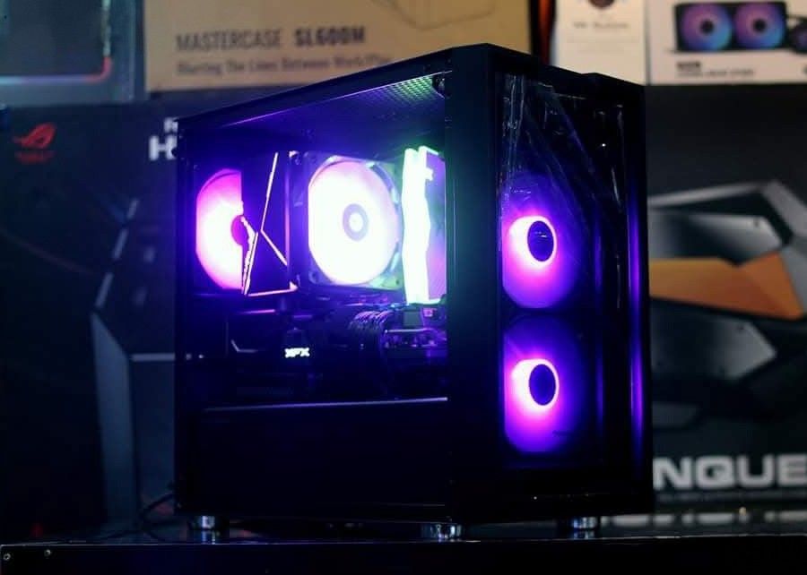 PC Set (Category: Desktops) located in Manila. Submitted by prince_rapha_ (Listing ID 1470344537, Image 1). Description: --Specification-- AMD Ryzen 5 3600 6-Core 12-Thread 3.6-4.2 ghz 35mb 65W AM4 Gigabyte B450 Aorus M AM4 mATX Motherboard 16GB TeamGroup Tforce Delta RGB 3200 DDR4 (2x8GB) Desktop Memory CL16-18-18-38 1.35v - White Frame TeamGroup 512GB MP34 M.2 NVMe SSD Western Digital 1TB WD Blue Desktop HDD XFX RAW II Radeon 5700XT 8GB GDDR6 V